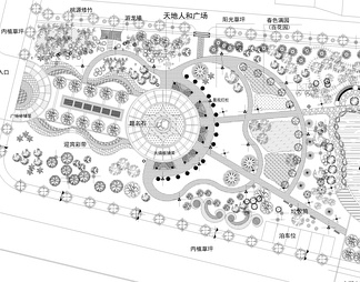 楚园规划景观设计平面图