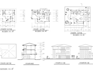 小区规划建筑单体施工图
