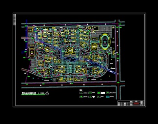 某大学校区详细规划图