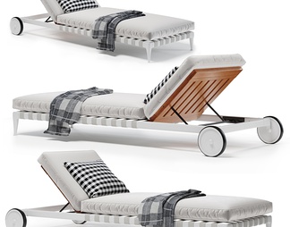 躺椅3D模型3D模型下载【ID:1044225】