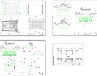 小寺庙建筑CAD图纸