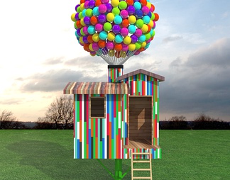景观小品 气球小屋
