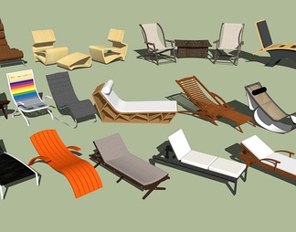 室外沙滩椅