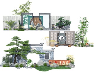 庭院文化景墙