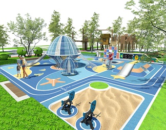 儿童活动游乐广场公园