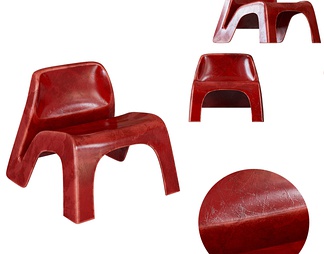 Fiberglass lounge chair 设计款单椅