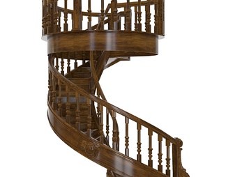 木楼梯