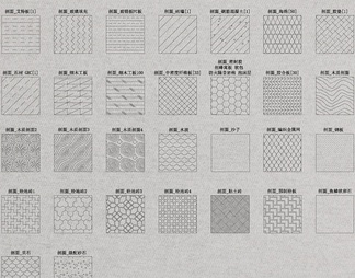 180例CAD填充图案