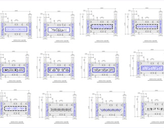 石栏杆立面详图