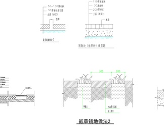 嵌草铺地做法