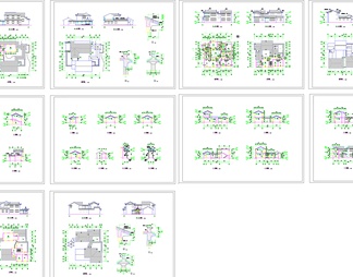 古建别墅建筑图