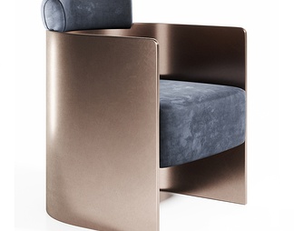 金属铁艺单椅沙发