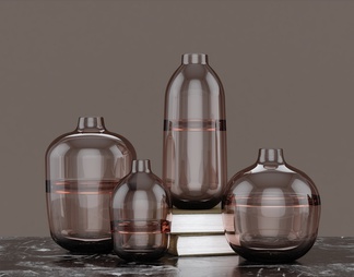透明玻璃花瓶 装饰品