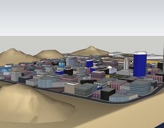沙漠城市规划