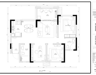 85㎡样板间施工图