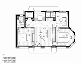 265户型别墅样板间CAD施工图+实景照  豪宅 别墅 私宅 样板间 家装