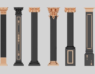 罗马柱，柱子，柱头