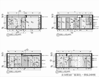 125㎡样板间CAD施工图 样板房 家装 私宅 平层