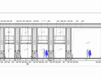 800㎡售楼处CAD施工图 销售中心 营销中心 售楼部