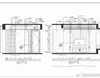 180㎡家装样板房CAD施工图+效果图+方案文本+材料表 私宅 家装 平层 四居室