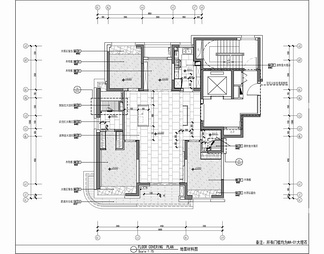 158㎡家装样板房CAD施工图 私宅 豪宅 大平层