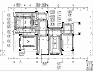 四层别墅CAD施工图 私宅 豪宅 洋房 样板房 家装 大宅 别墅 复式