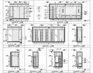 1500㎡售楼处及办公区CAD施工图+实景照 销售中心 会所 营销中心 售楼部