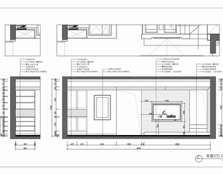 120㎡家装CAD施工图 私宅  平层 家装 大宅 样板房