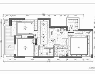 160㎡跃层家装CAD施工图+实景照 私宅 复式 洋房 样板房 家装 大宅