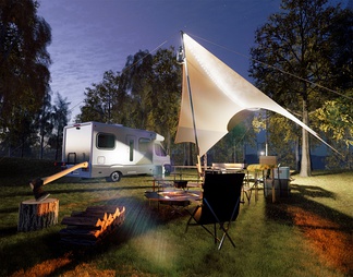 露营公园景观帐篷