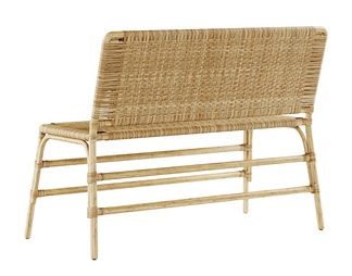 Rattan bench竹编双人沙发