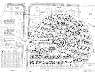 小区绿化总平面