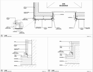 2000㎡办公室CAD施工图+材料表 办公空间 办公区 办公楼