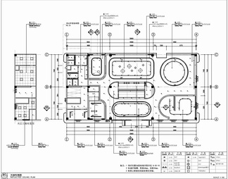亲子主题CAD销售中心CAD施工图+物料表 售楼处 营销中心 亲子休闲 亲子中心