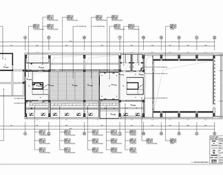 综合办公大楼CAD施工图+物料表 办公室 多功能厅 展示厅 大会议室