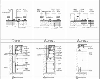 120㎡三居室样板房CAD施工图+物料表 家装 大平层 私宅 样板房 三居室