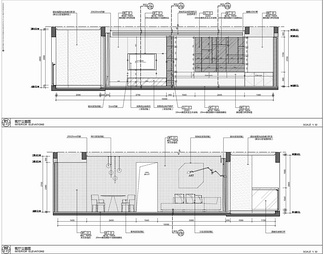 105㎡三居室样板房CAD施工图+物料表 家装 大平层 私宅 样板房 三居室