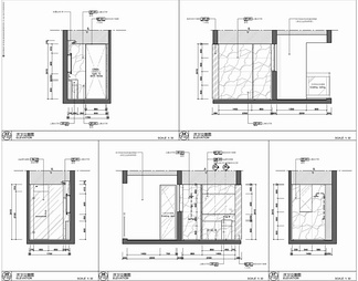 145㎡样板房CAD施工图+物料表 家装 大平层 私宅 样板房 豪宅