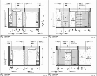 145㎡样板房CAD施工图+物料表 家装 大平层 私宅 样板房 豪宅