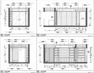 145㎡样板房CAD施工图+物料表 家装 大平层 私宅 样板房 豪宅