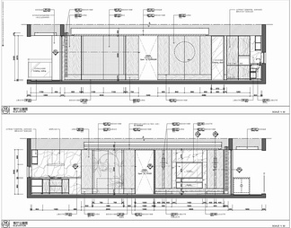 145㎡样板房CAD施工图+物料表 家装 大平层 私宅 样板房 豪宅