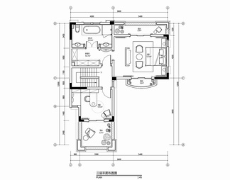 四层别墅CAD施工图+物料表 家装 私宅 豪宅 样板房 洋房 复式 豪宅
