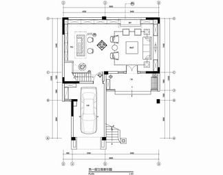 四层别墅CAD施工图+物料表 家装 私宅 豪宅 样板房 洋房 复式 豪宅