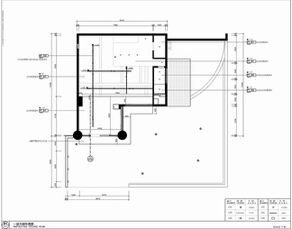 150㎡小咖啡馆CAD施工图+物料表 咖啡厅 饮品店 咖啡吧