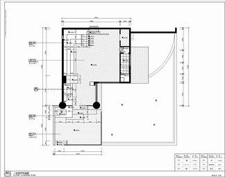 150㎡小咖啡馆CAD施工图+物料表 咖啡厅 饮品店 咖啡吧