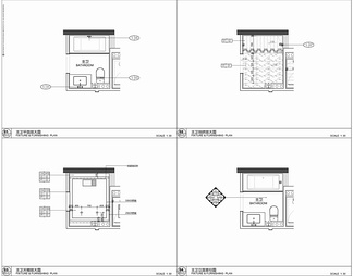 128㎡样板房CAD施工图 家装 样板房 私宅