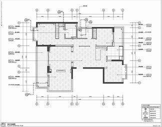 128㎡样板房CAD施工图 家装 样板房 私宅