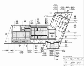 2500㎡售楼处+办公区+休闲会所CAD施工图 销售中心 营销中心 办公室 休闲会所 健身 游泳