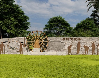 乡村文化景墙展示墙
