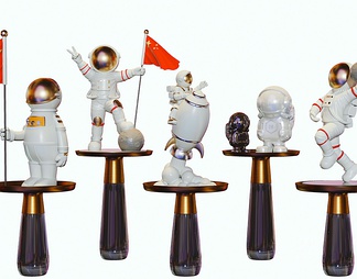 太空人宇航员航天员雕塑